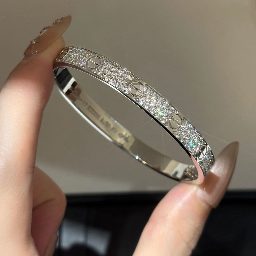 [⭐Renara]LOVE BRACELET 6.1MM DIAMOND-PAVED