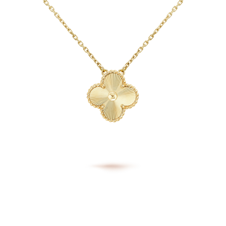 [⭐Renara]CLOVER 15MM LASER NECKLACE