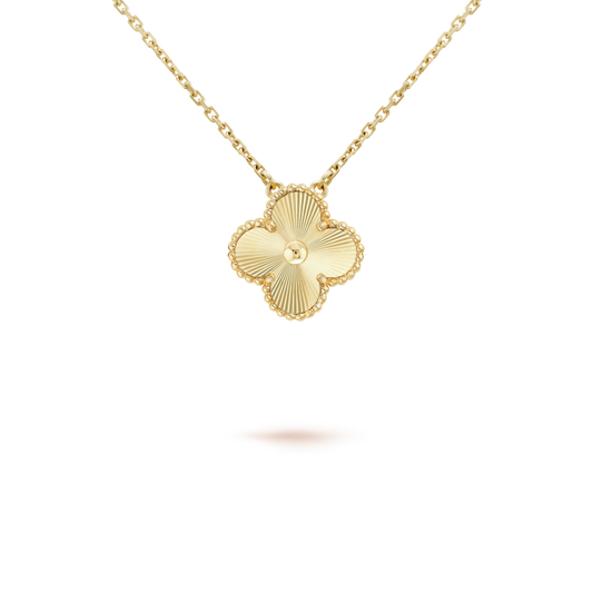 [⭐Renara]CLOVER 15MM LASER NECKLACE