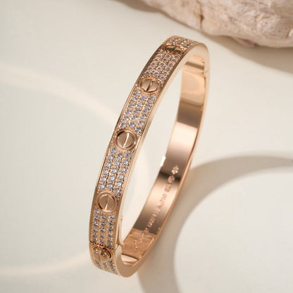 [⭐Renara]LOVE BRACELET 6.1MM DIAMOND-PAVED