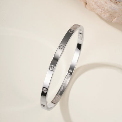 [⭐Renara]LOVE BRACELET 3.65MM 6 DIAMONDS