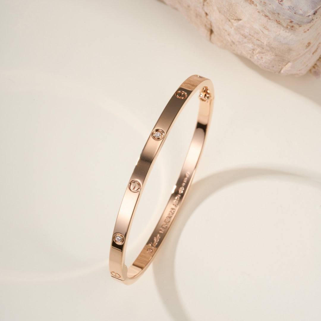 [⭐Renara]LOVE BRACELET 3.65MM 6 DIAMONDS