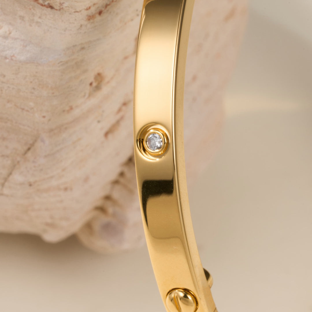 [⭐Renara]LOVE BRACELET 3.65MM 6 DIAMONDS