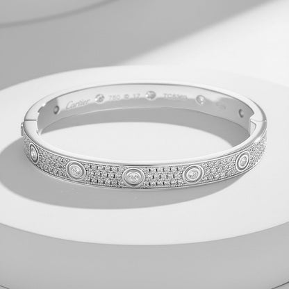 [⭐Renara]LOVE BRACELET 6.1MM DIAMOND-PAVED 10 BIG DIAMONDS