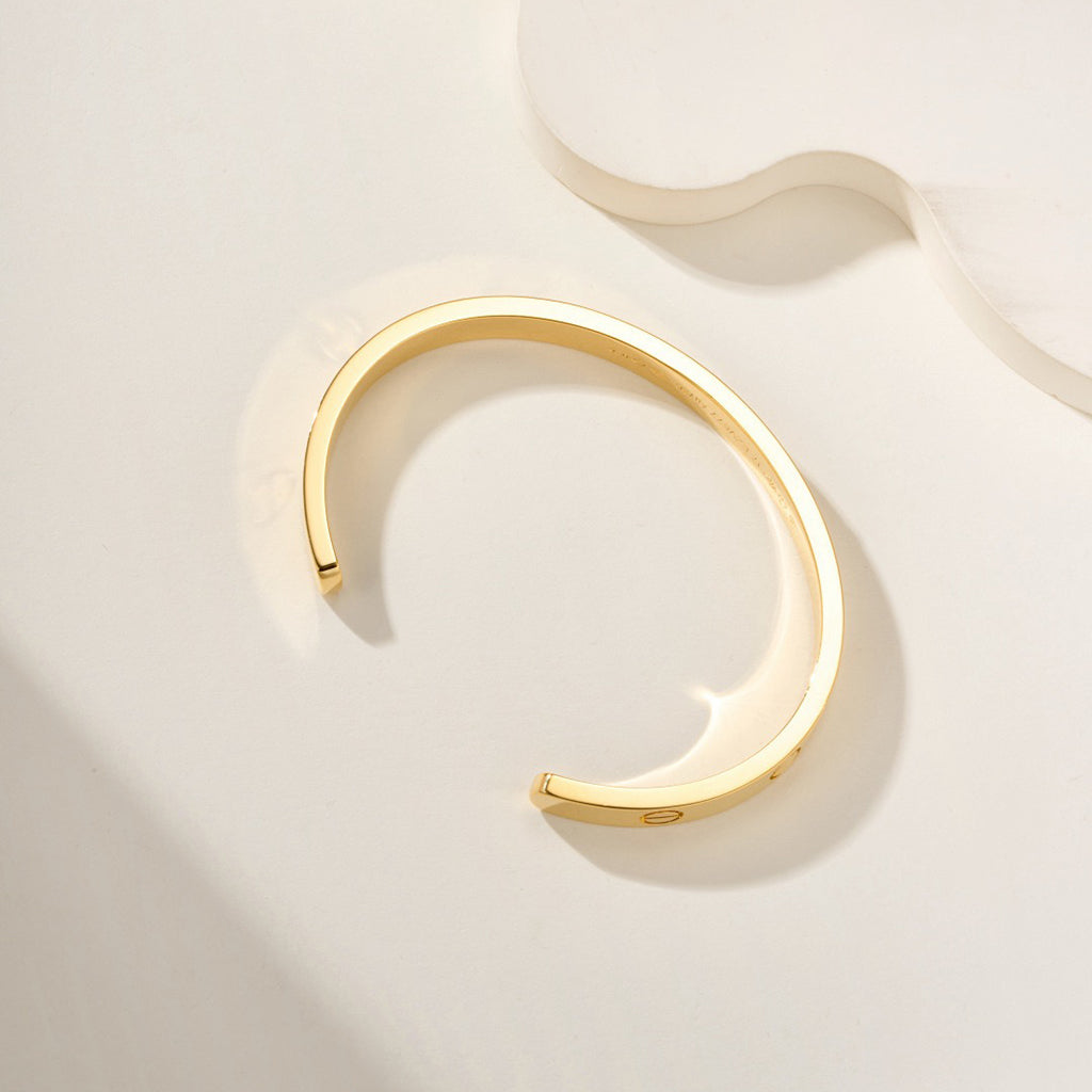 [⭐Renara]LOVE BRACELET 6.1MM OPEN CUFF