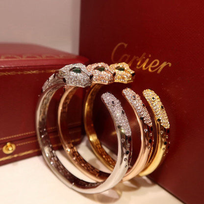 [⭐Renara]PANTHERE BIG BRACELET DIAMONDS