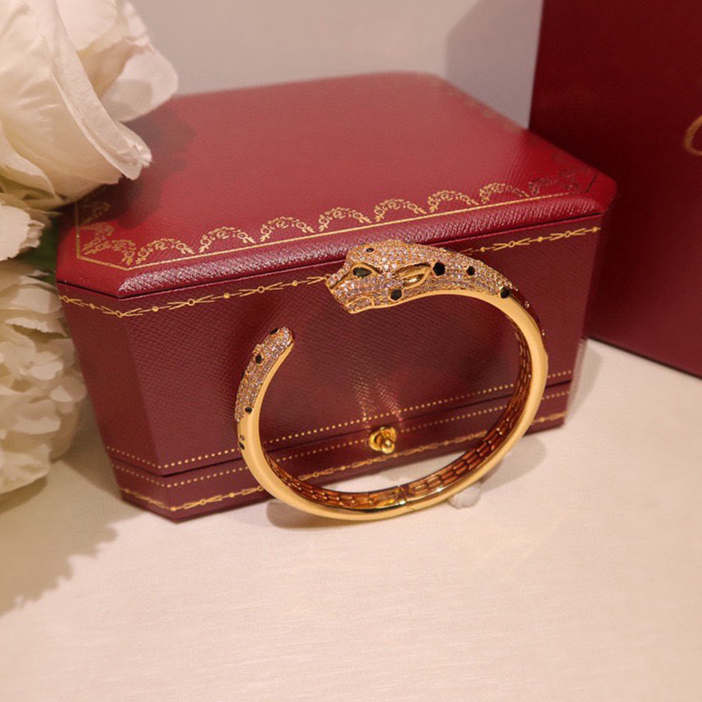 [⭐Renara]PANTHERE BIG BRACELET DIAMONDS