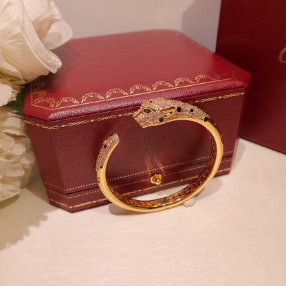 [⭐Renara]PANTHERE BIG BRACELET DIAMONDS