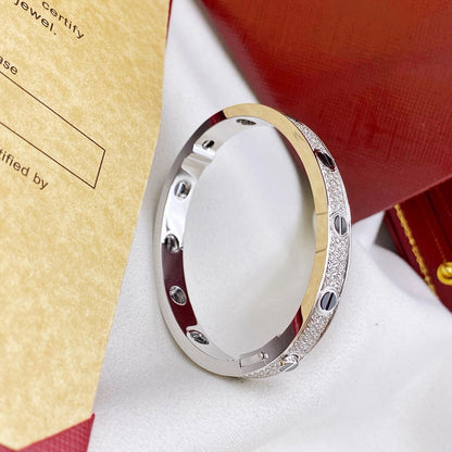 [⭐Renara]LOVE BRACELET 6.1MM DIAMOND-PAVED CERAMIC