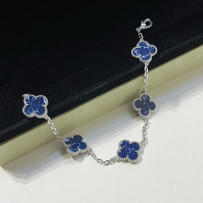 [⭐Renara]CLOVER 5 MOTIF PIETERSITE BRACELET COLLECTION