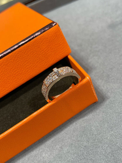 [⭐Renara]KELLY PINK GOLD DIAMOND RING