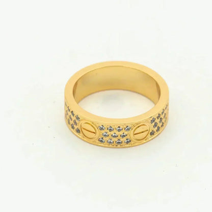 [⭐Renara]LOVE RING 5.5MM DIAMONDS PAVED