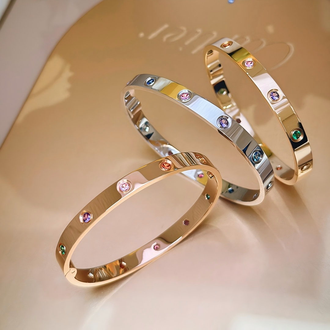 [⭐Renara] 2026 RAINBOW LOVE BRACELET 6.1MM  10 DIAMONDS