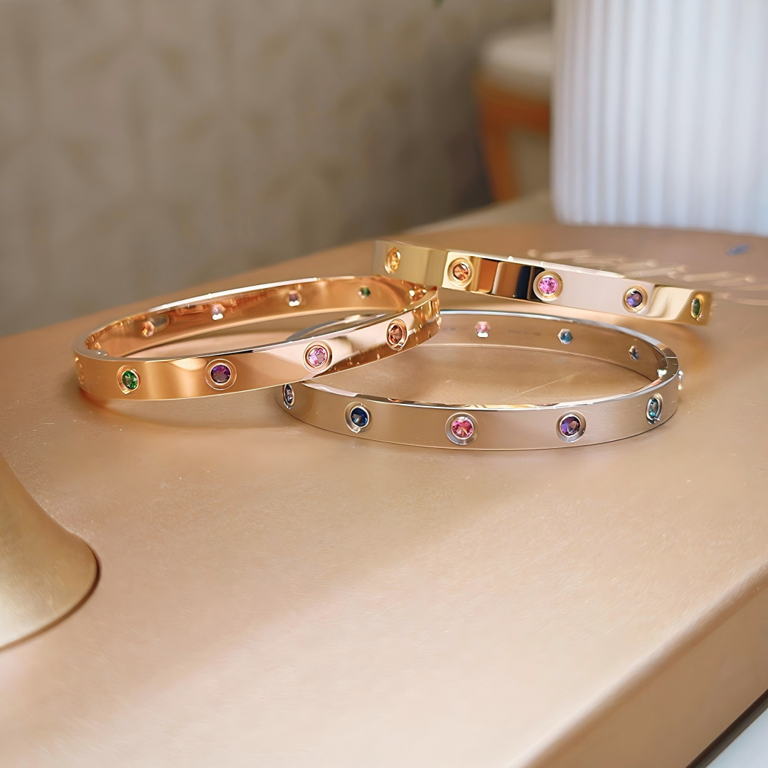 [⭐Renara] 2026 RAINBOW LOVE BRACELET 6.1MM  10 DIAMONDS