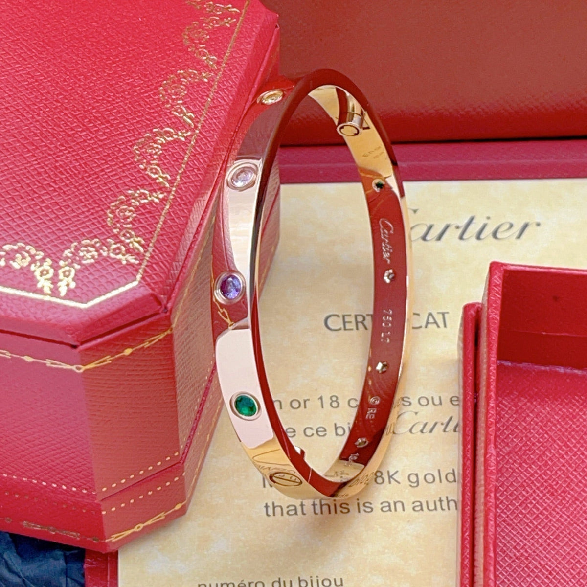 [⭐Renara] 2026 RAINBOW LOVE BRACELET 6.1MM  10 DIAMONDS