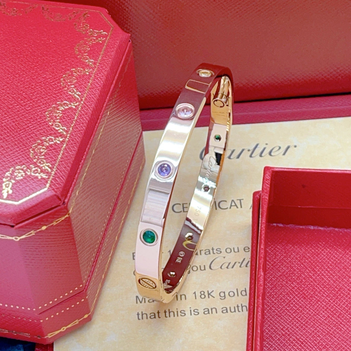 [⭐Renara] 2026 RAINBOW LOVE BRACELET 6.1MM  10 DIAMONDS