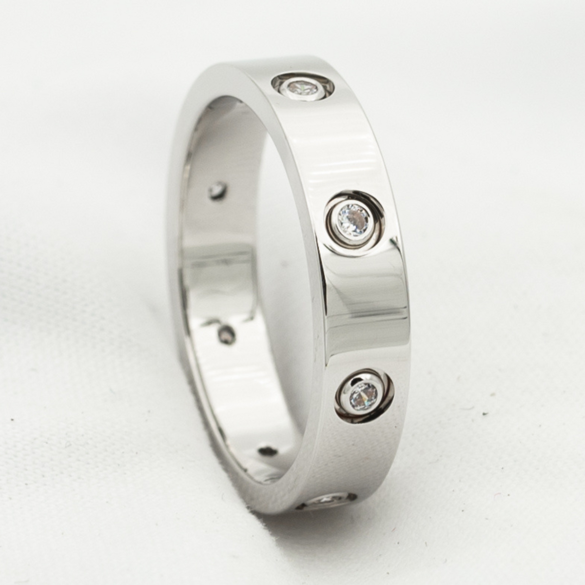 [⭐Renara]LOVE RING 3.6MM 8 DIAMONDS