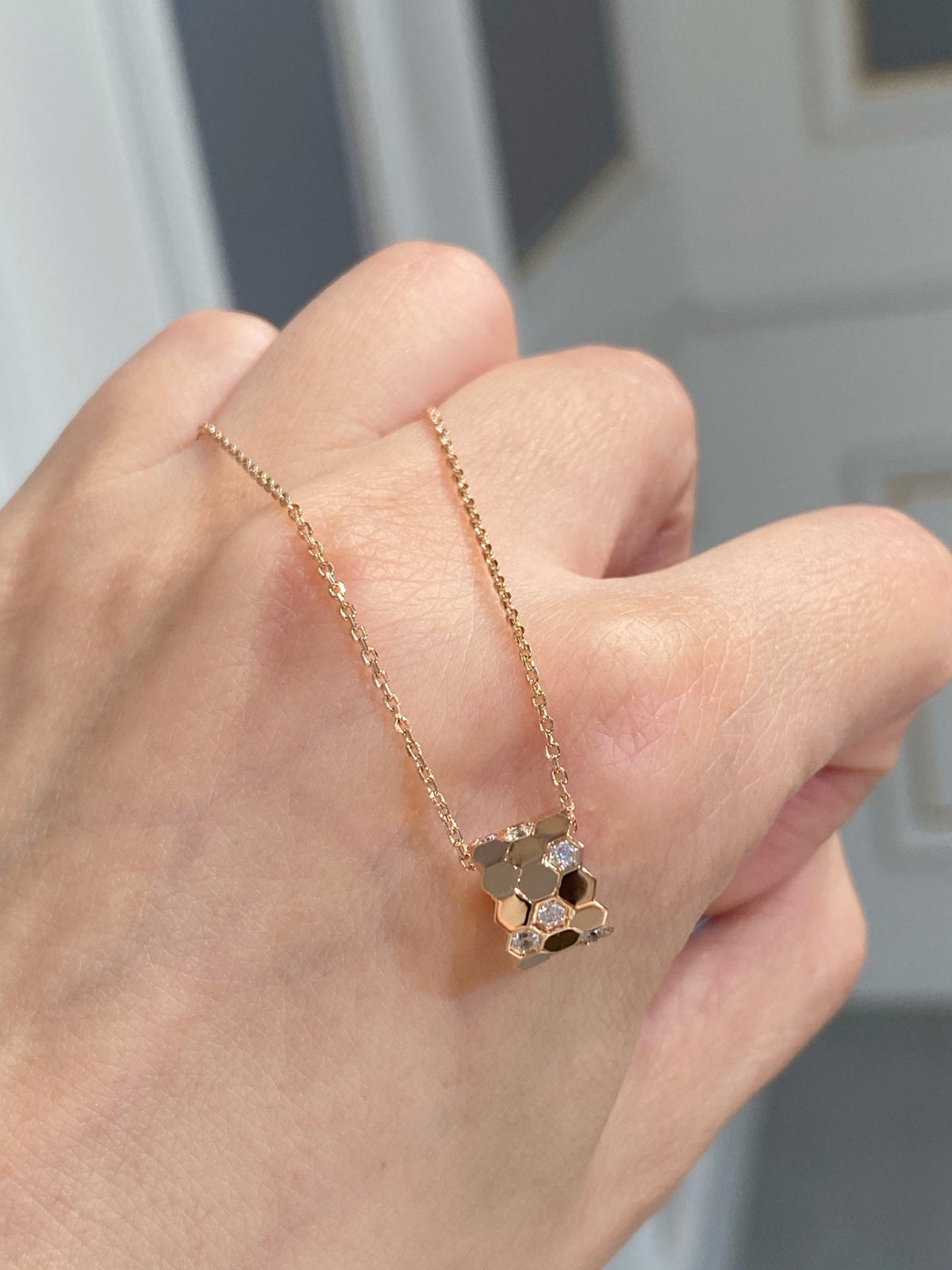 [⭐Renara]BEE LOVE DIAMOND NECKLACE