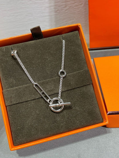 [⭐Renara]HM STERLING CHAINE D'ANCRE HEART