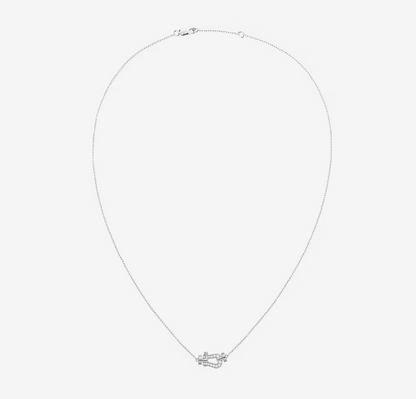 [⭐Renara]FORCE 10 DIAMOND SILVER NECKLACE MINI MODEL
