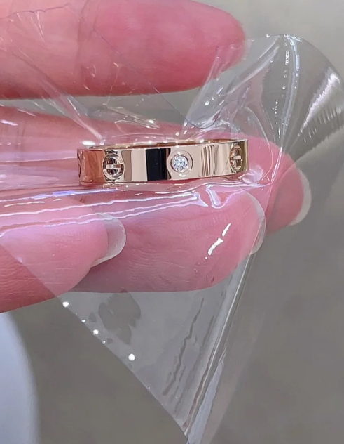[⭐Renara]LOVE RING 4MM 1 DIAMOND