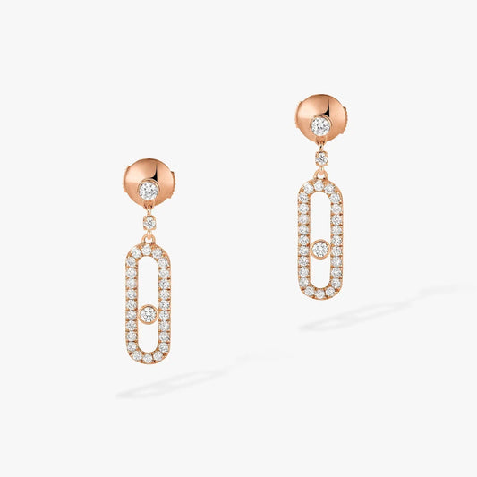 [⭐Renara]DORMEUSES MOVE UNO DIAMOND EARRINGS