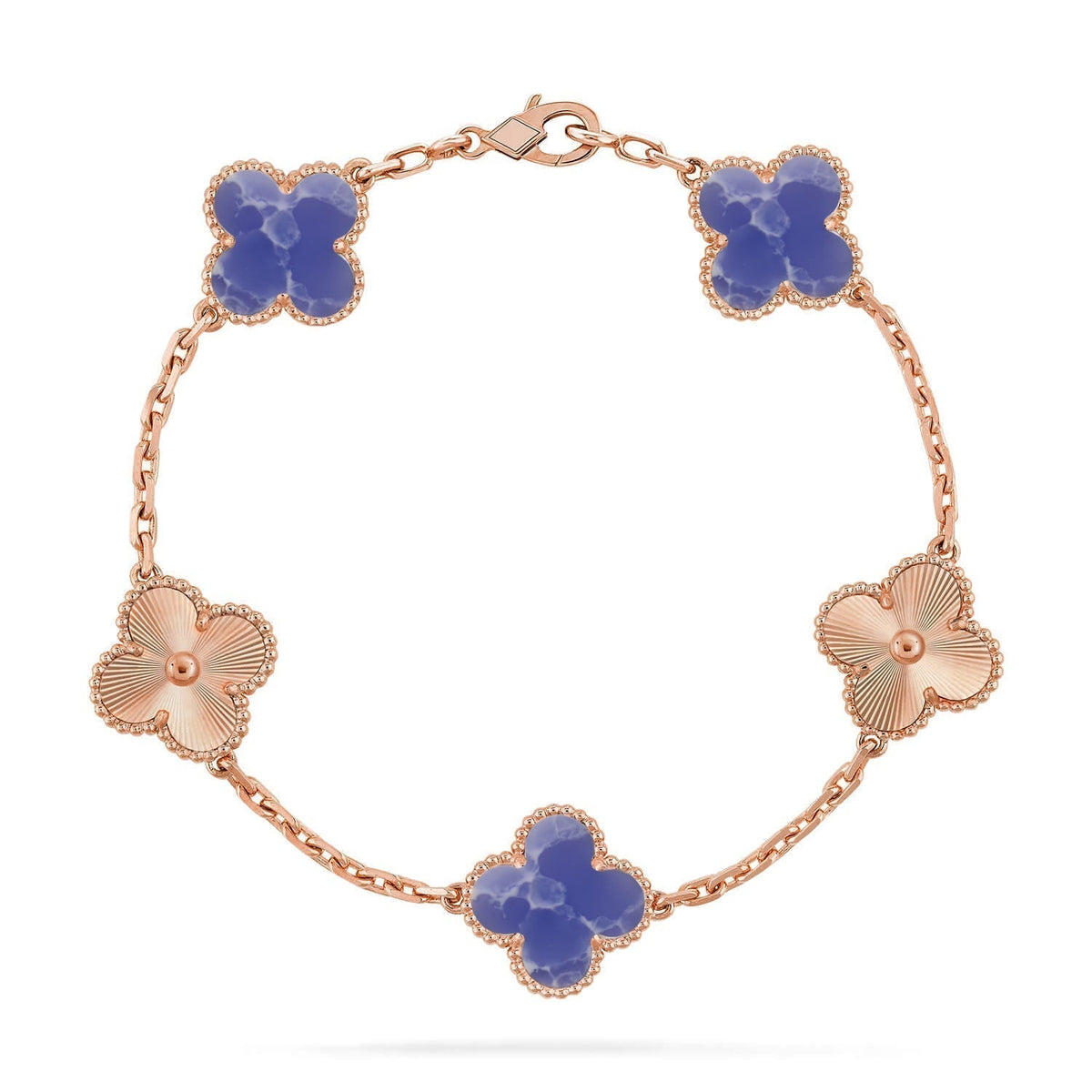 [⭐Renara]CLOVER 5 MOTIF BLUE VEINS BRACELET COLLECTION