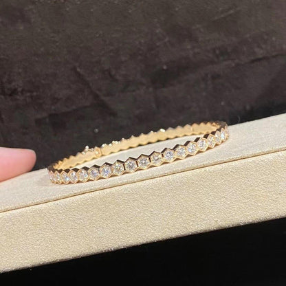 [⭐Renara]BEE LOVE GOLD BRACELET FULL DIAMOND
