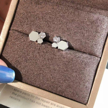 [⭐Renara]BEE LOVE SILVER DIAMOND EARRINGS