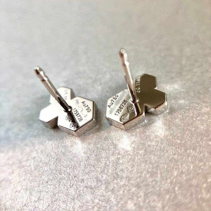 [⭐Renara]BEE LOVE SILVER DIAMOND EARRINGS