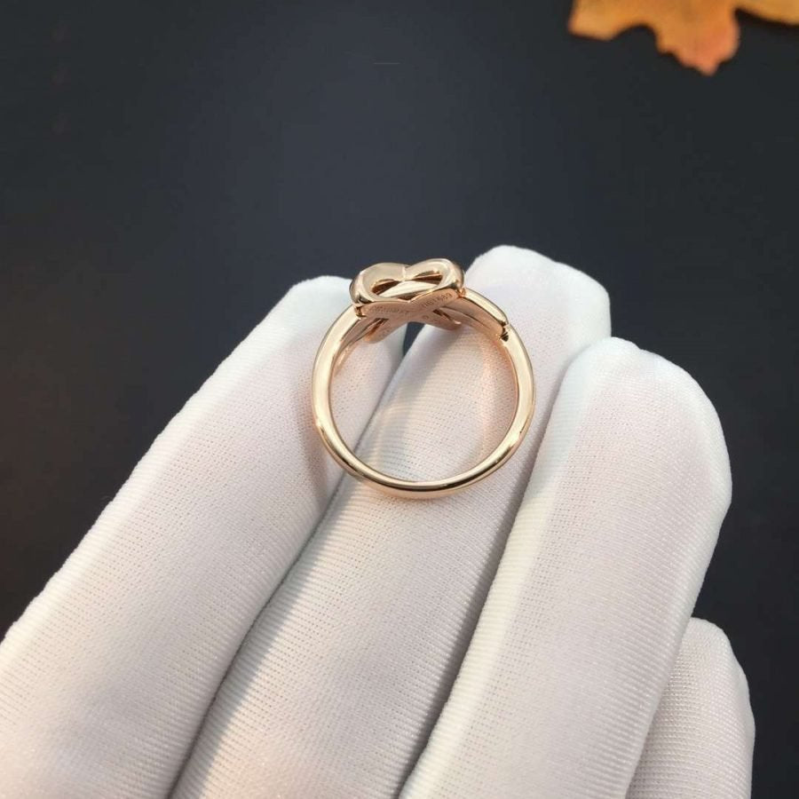 [⭐Renara]JEUX DE PINK GOLD DIAMOND RING