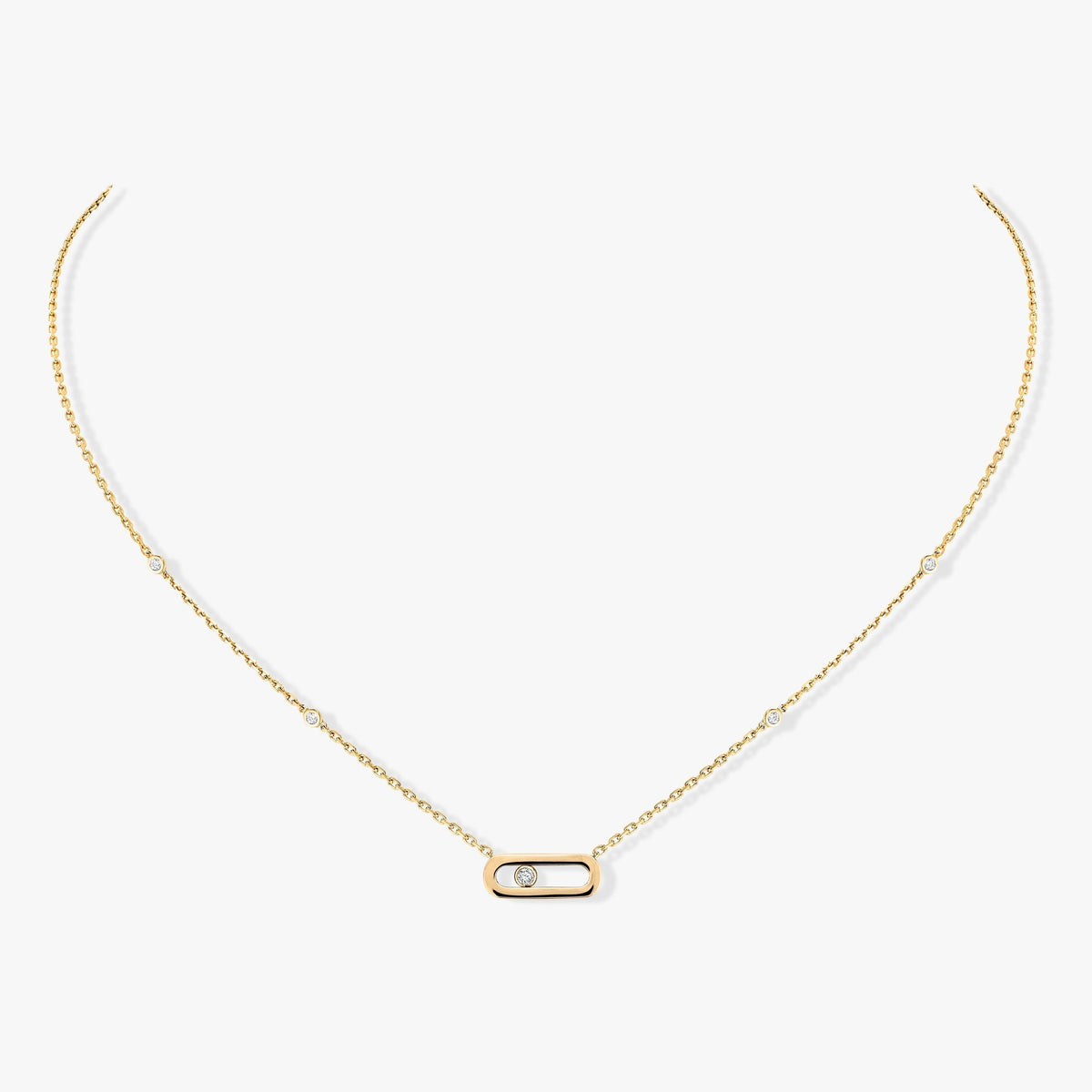 [⭐Renara]MOVE UNO DIAMOND NECKLACE