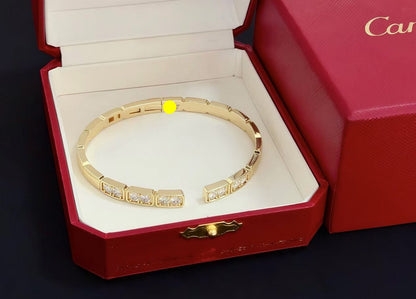[⭐Renara jewelrys]LOVE DIAMOND OPEN  BRACELET