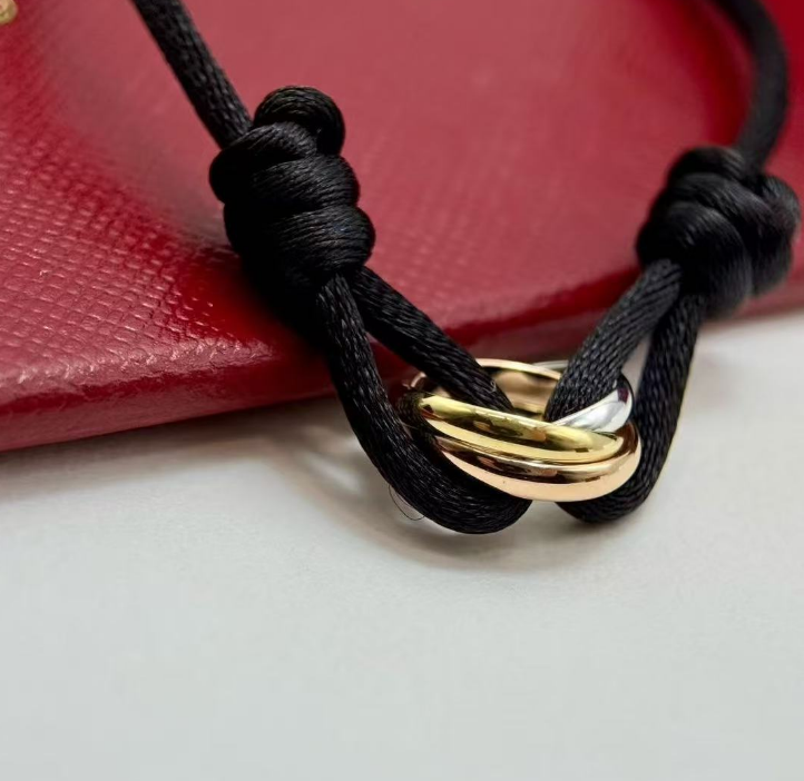 [⭐Renara]THREE-RING SELF-ADJUSTING CORD BRACELET
