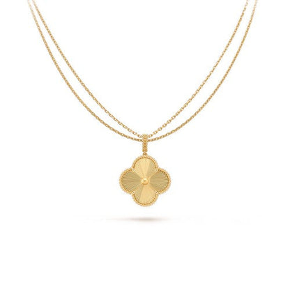 [⭐Renara]CLOVER 25MM PEDANT NECKLACE GOLD