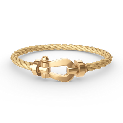 [⭐Renara]FORCE LARGE HORSESHOE NO DIAMOND BRACELET GOLD
