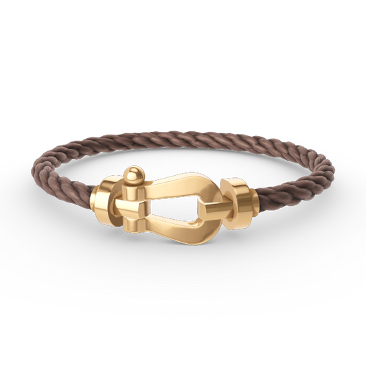 [⭐Renara]FORCE LARGE HORSESHOE NO DIAMOND BRACELET GOLD
