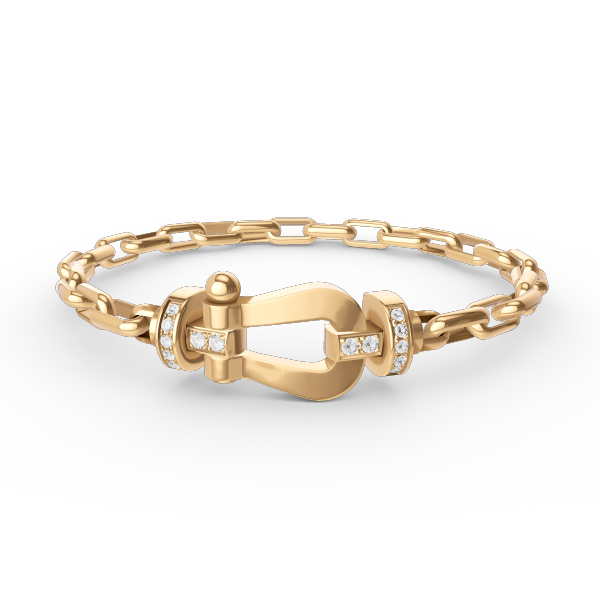 [⭐Renara]FORCE LARGE HORSESHOE CLASP  METAL BRACELET