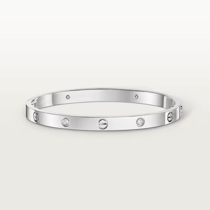 [⭐Renara]LOVE BRACELET 4.8MM 4 DIAMONDS