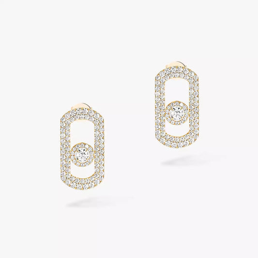 [⭐Renara]So Move Pave_-Set Diamond Earrings in Silver