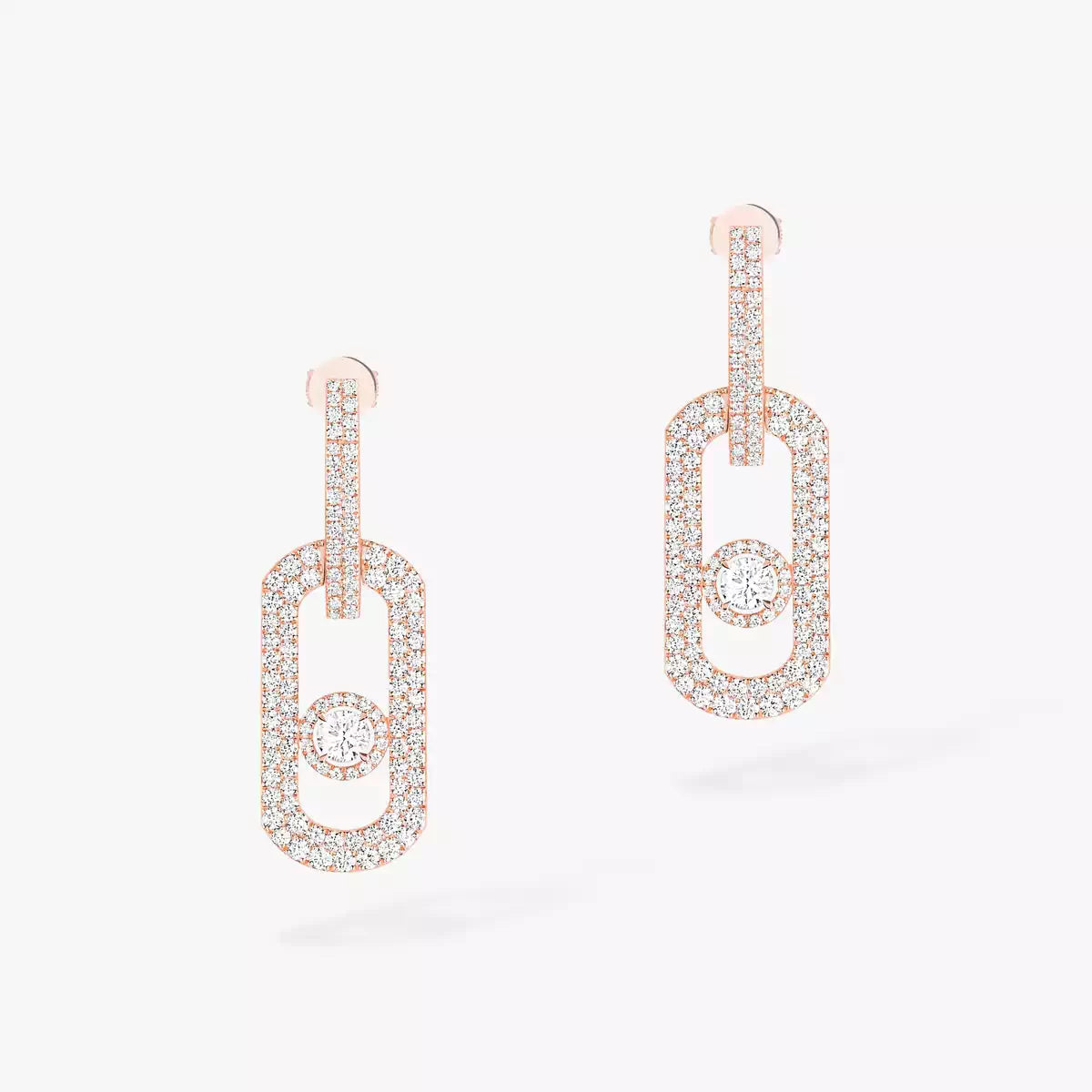 [⭐Renara]So Move XL Pave_-Set Diamond Pendant Earrings