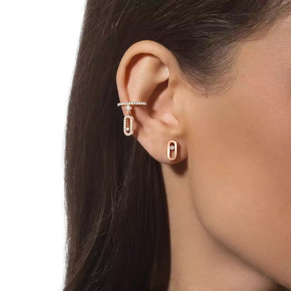 [⭐Renara]Move Uno Diamond Stud Earrings