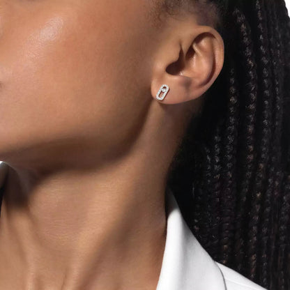 [⭐Renara]Move Uno Diamond Earrings