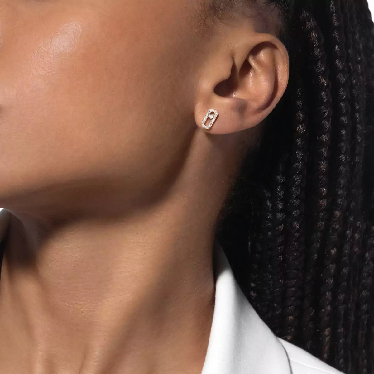[⭐Renara]Move Uno Diamond Earrings