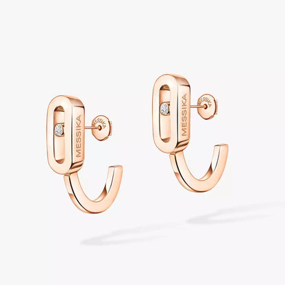[⭐Renara]Diamond Mini Hoop Earrings Move Classique