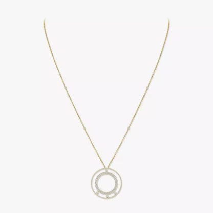[⭐Renara]Move Romane Long Pave_-Set Diamond Necklace