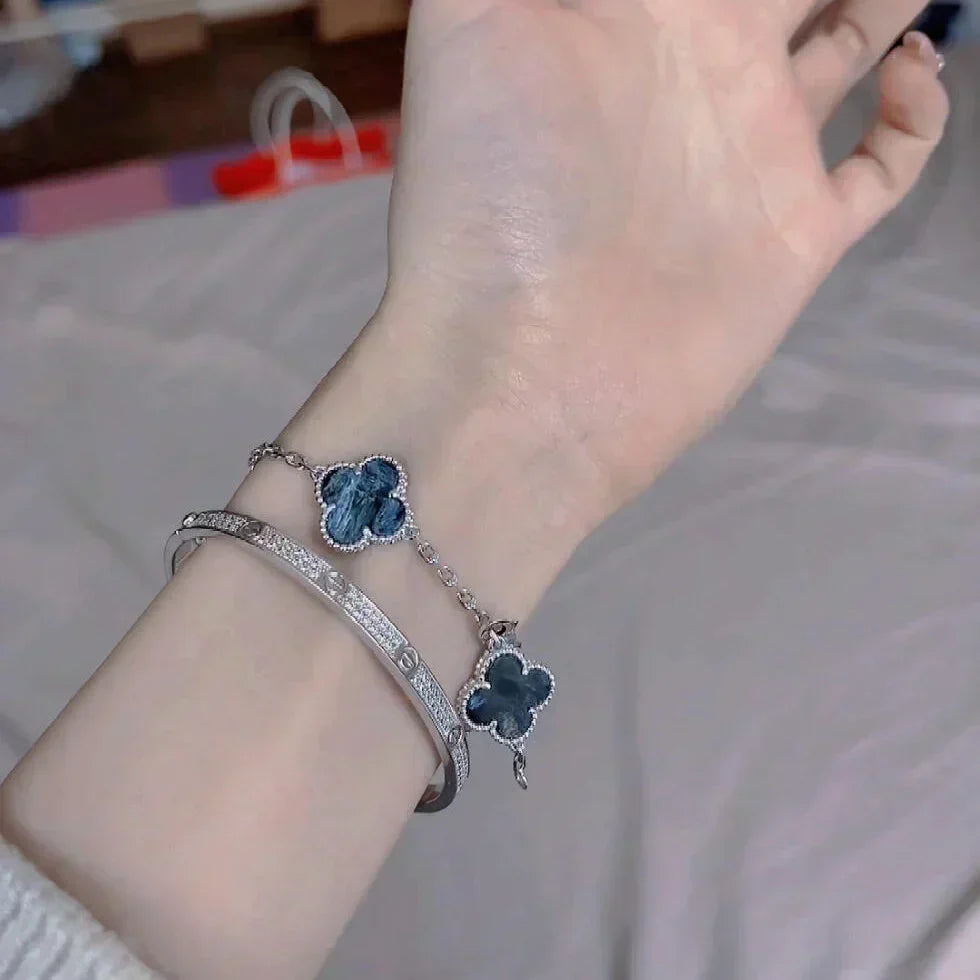 [⭐Renara]CLOVER 5 MOTIF PIETERSITE BRACELET COLLECTION