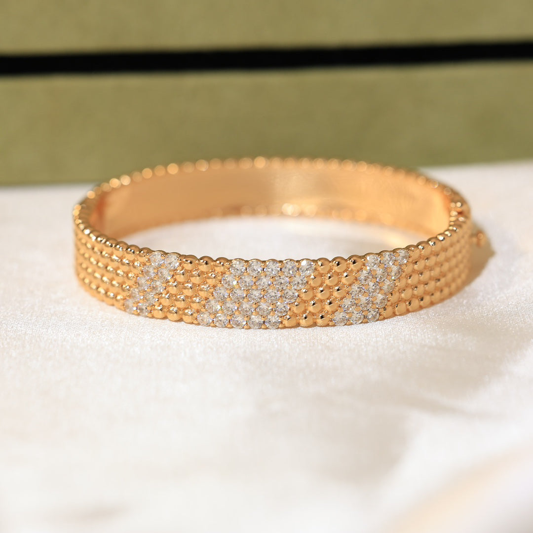 [⭐Renara]  FIVE-ROW DIAMOND BRACELET