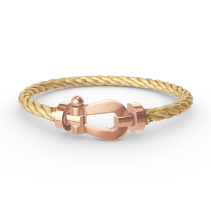 [⭐Renara]FORCE LARGE HORSESHOE NO DIAMOND BRACELET ROSE GOLD