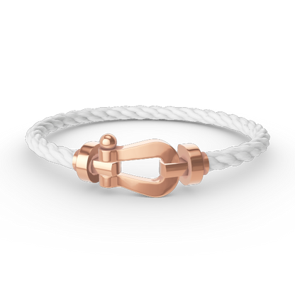[⭐Renara]FORCE LARGE HORSESHOE NO DIAMOND BRACELET ROSE GOLD